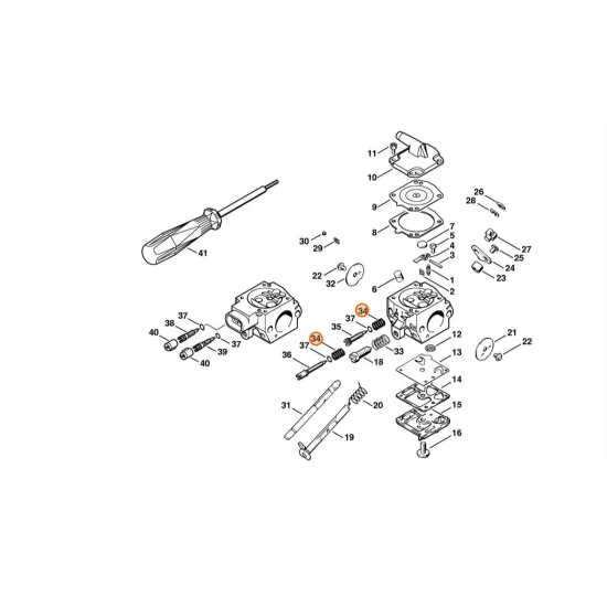 STIHL  Sprężyna 1128 122 3003